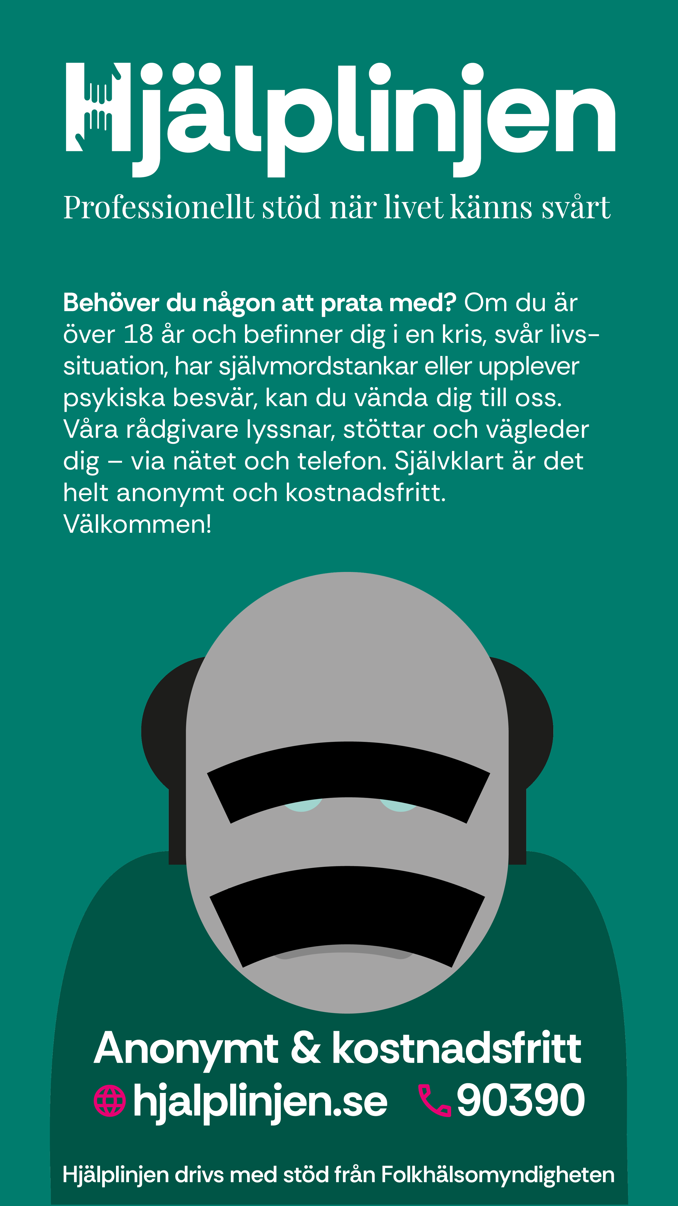 Bild för digitala skärmar i stående format