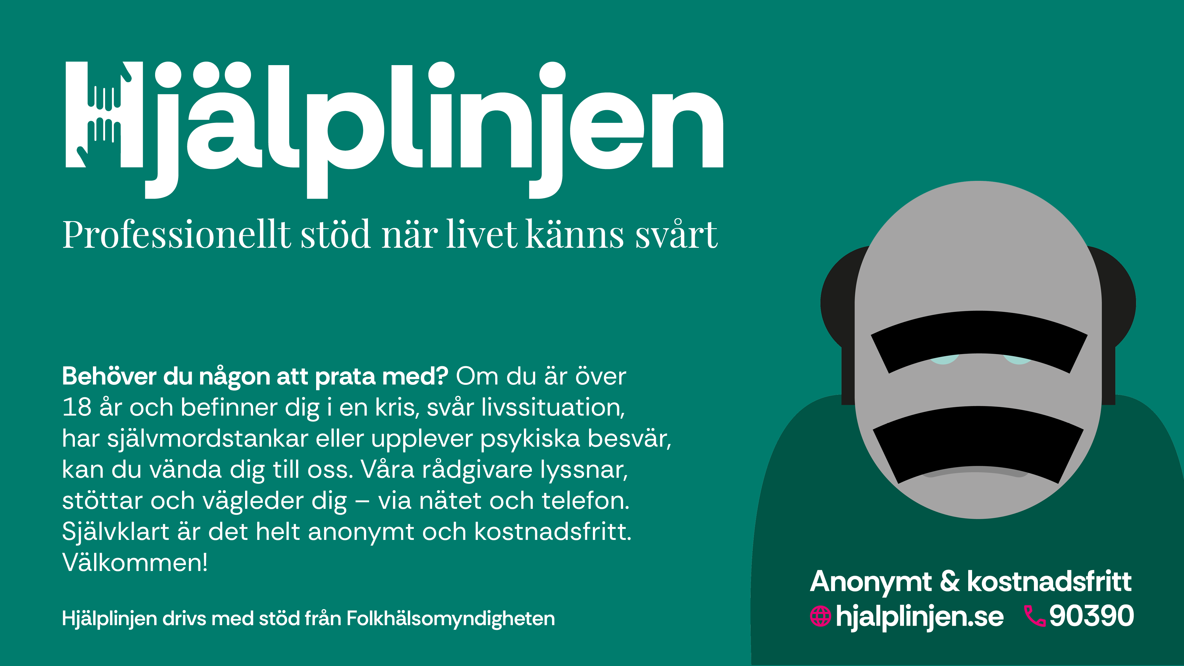 Bild för digitala skärmar i liggande format